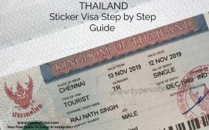 Thailand sticker visa process for Indian in 12 easy steps